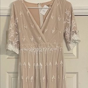 Brand New Floor Length Lace Boheme Dress